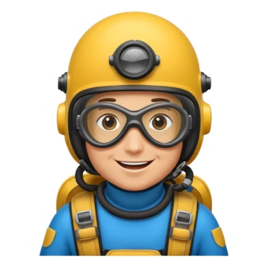 parachute diver sticker