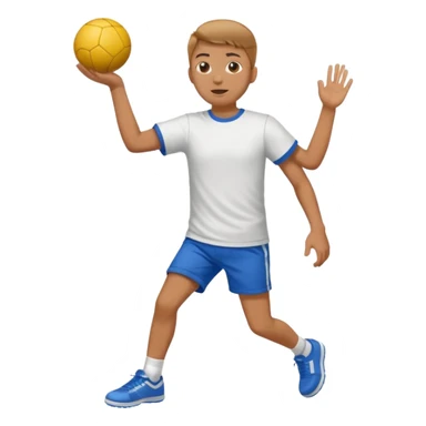 Throwing a ball. sticker