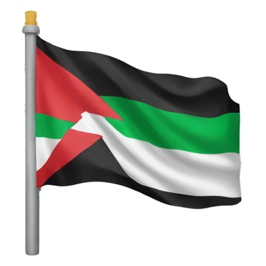 Emoji flag palestine sticker