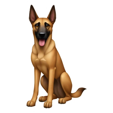 Belgian Malinois Dog Breed Full Body sticker