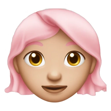 Baby pink heart emoji sticker