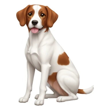Brittany Dog Breed Full Body sticker