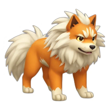 Arcanine sticker