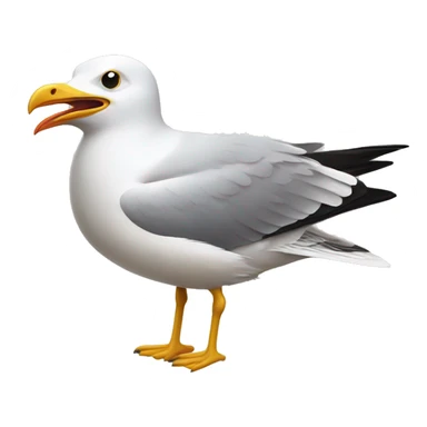 drunk seagull sticker