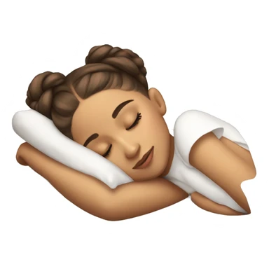 Ariana Grande sleeping sticker