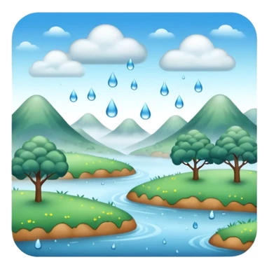 humid weather landskape imag humid more humid add draps falling sticker