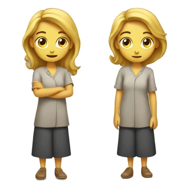 girl shrugging  sticker