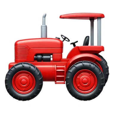 plastic toy  tractor sticker