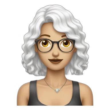 White photographer Glamorous sticker