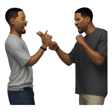 Will smith slapping chris rock meme sticker