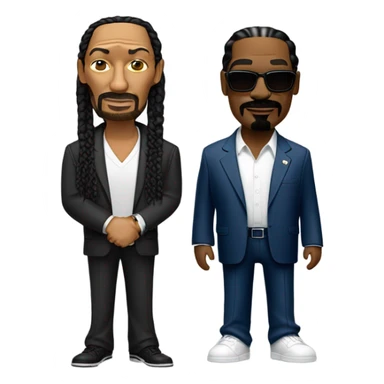 Snoop dogg and Donald Trump sticker