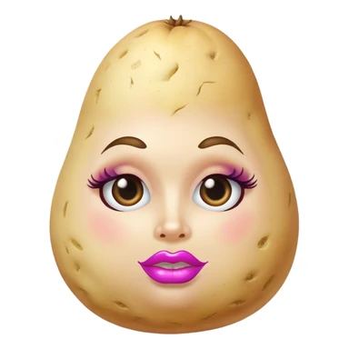 Drag queen potato sticker