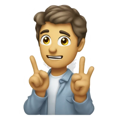 Saying "Thank you" sarcastically sticker