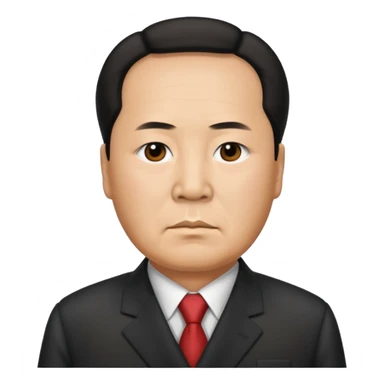 Photorealistic mao zedong sticker