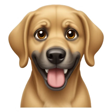 Perro bostezando  sticker