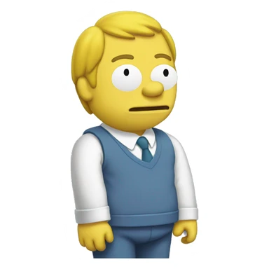 Ralph Wiggum from The Simpsons sticker