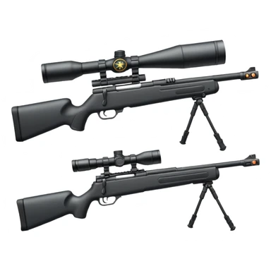 A sniper gun sticker