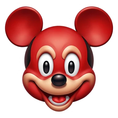 demonic mickey mouse sticker