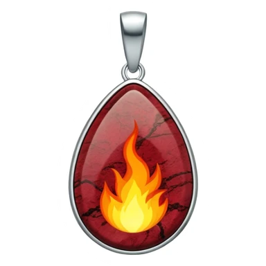 wine granite pendant with ancient fire and grounding strength sticker