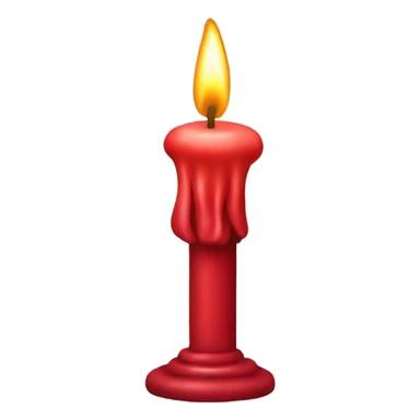 Red Christmas candle arch   sticker