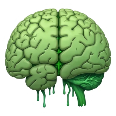 Brain rot sticker