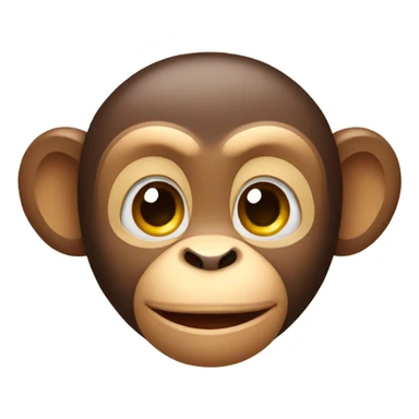 a cute monkey with bows sticker