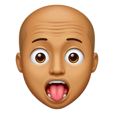 Guy shaking his tounge  sticker