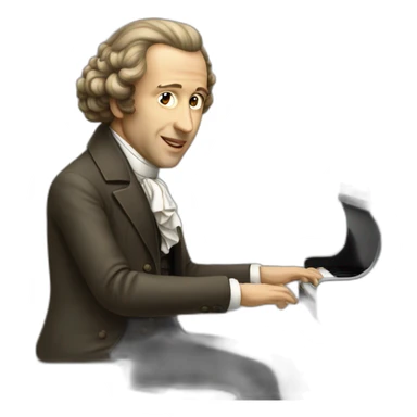 Hiperrealistic chopin sticker