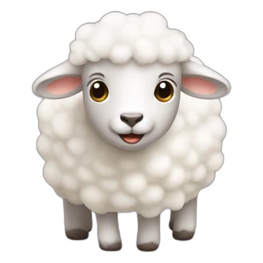 Mouton qui boit du lait sticker