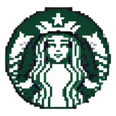 Starbucks logo sticker