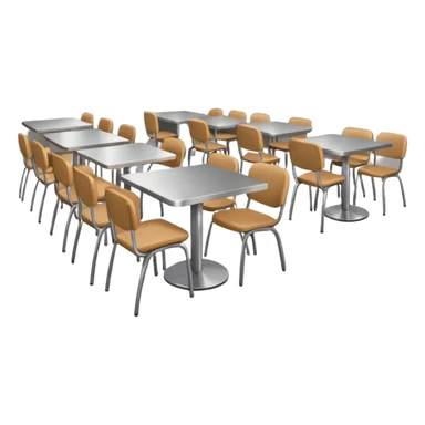 un comedor  de cafeteria sticker