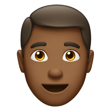 dark tan heart sticker