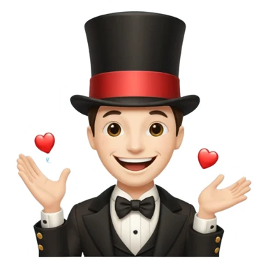 A magician laughing 🤣 sticker