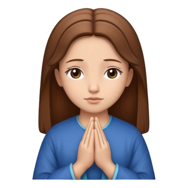 Nossa senhora rezando sticker