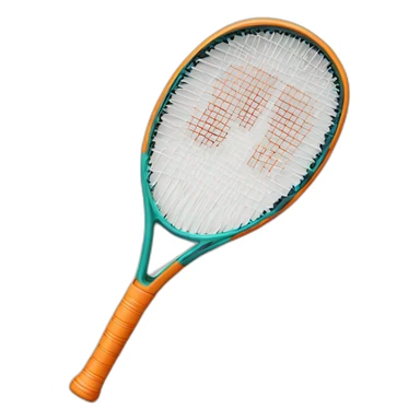 tennis raquet sticker