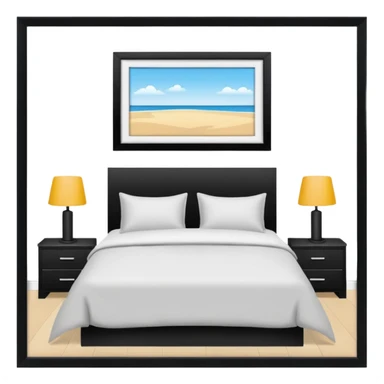 une. Chambre droite sticker