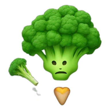 Person Smoking, love heart broccoli,  420 sticker