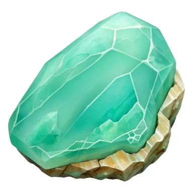 peruvian opal gemstone raw crystal sticker