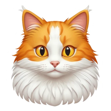 Cat with duck  sticker