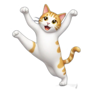 dancing-cat-on-laptop sticker