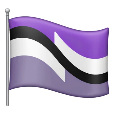 asexual flag sticker