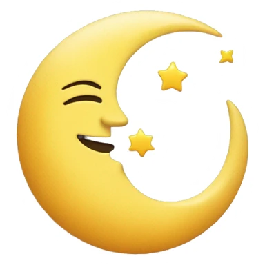 Moon and sun  sticker