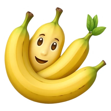 crea un emoji de un guineo sticker