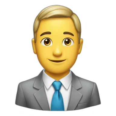 Dauphin avec cravate sticker