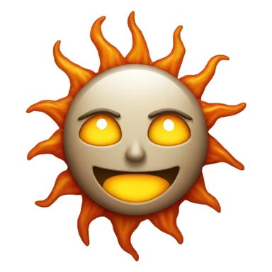 SUN IN HELL sticker