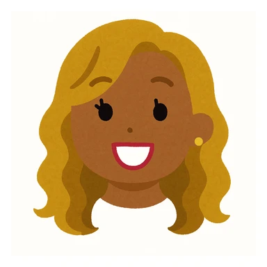 Remove the neck so only the head remains, keep the Irasutoya cute, simple Japanese illustration style, with visible eyelashes and an earring. Maintain the original style's simplicity and cuteness in the edit. sticker