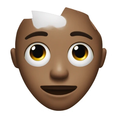 Heart with tears in his eyes ￼ sticker