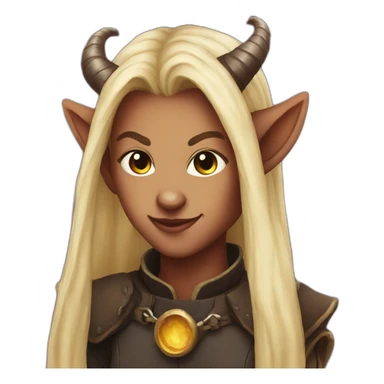 tiefling sticker