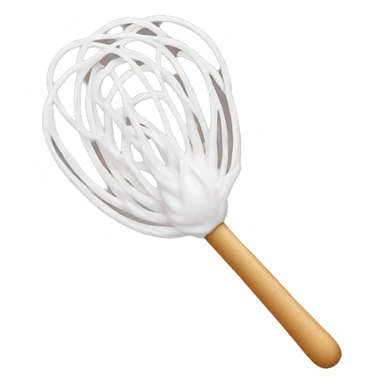 Whisk with frosting sticker