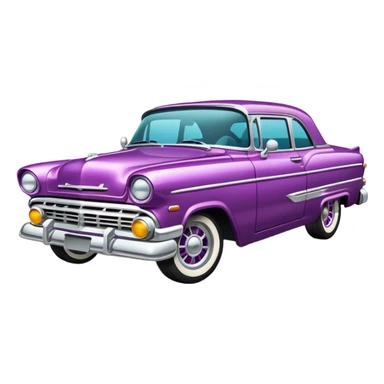 Emoji de carro lowrider para copiar  sticker